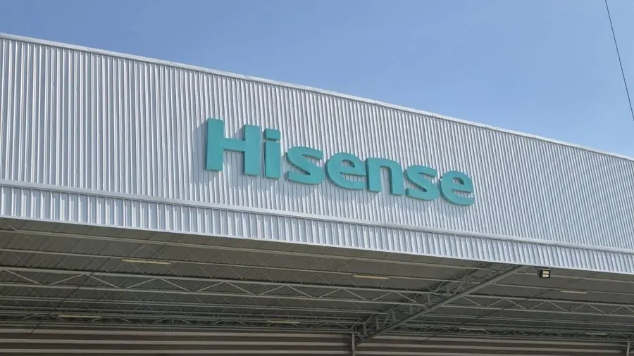 ป้ายอักษร Hisense โรงงาน 1
