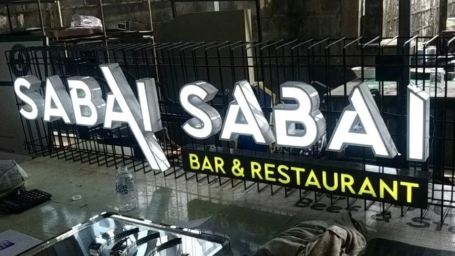 ป้ายไฟ LED SABAI SABAI Bar & Restaurant