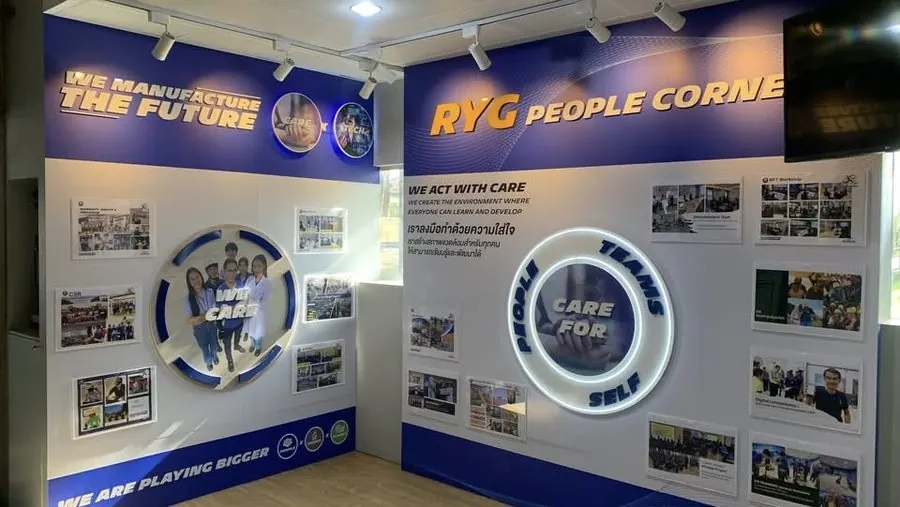 Feature Wall RYG People Corner