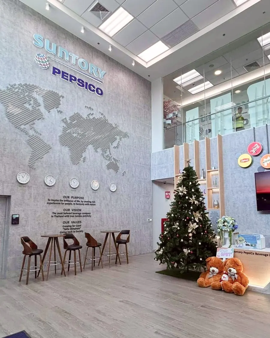 Lobby Suntory PepsiCo มุมกว้าง