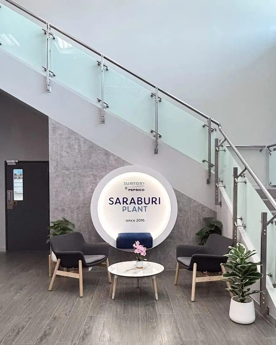 Saraburi Plant Signage close-up